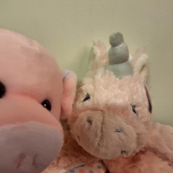 Vintage Hand Puppets White Bird,  Pig and one Carry Unicorn - Picture 7 of 7